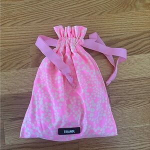 Triangl Pink and Cream Bikini Set